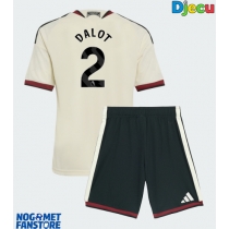 Manchester United Diogo Dalot #2 Rezervni Dres za djecu 2026-27 Kratak Rukav (+ Kratke hlače)